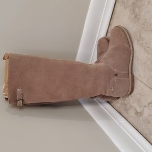 Reef High Desert Tan Taupe Suede Boots Size 8 M